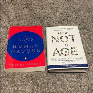 The Laws of Human Nature and How Not to Age Books